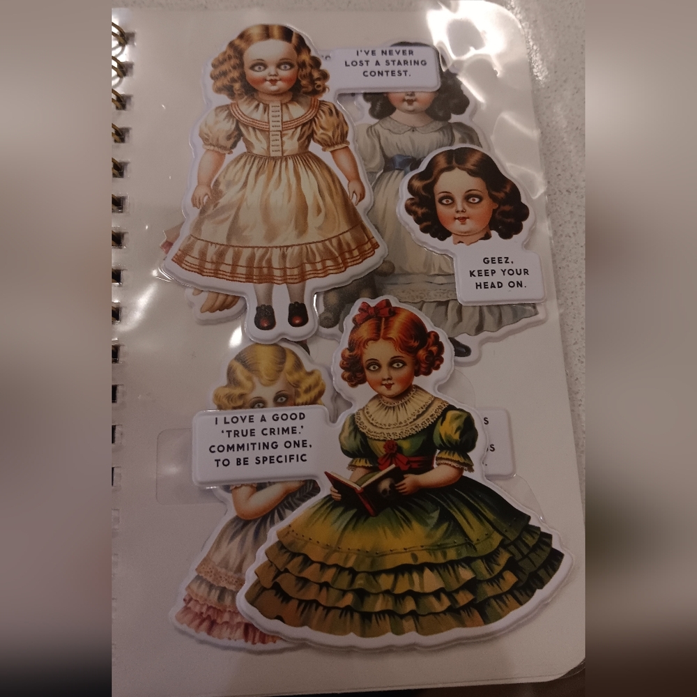 Haunted Dolls Sticker Book - Picture 2 of 4
